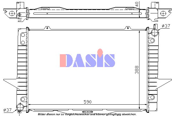 AKS DASIS Radiators, Motora dzesēšanas sistēma 220003N